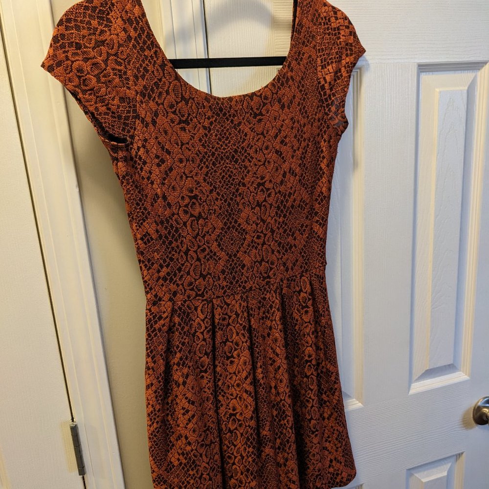 Mini skater dress